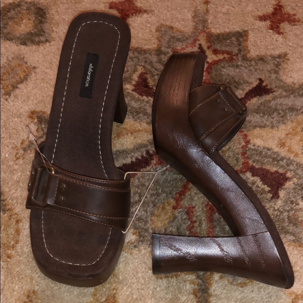 Comfortable cute thick heels